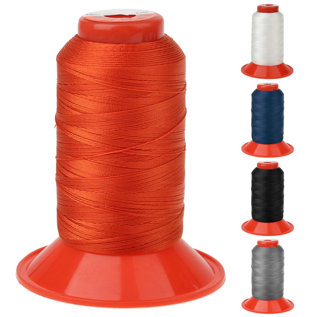500 Meters Strong Bonded Nylon Tent Backpack Sewing Thread Cord  Black
