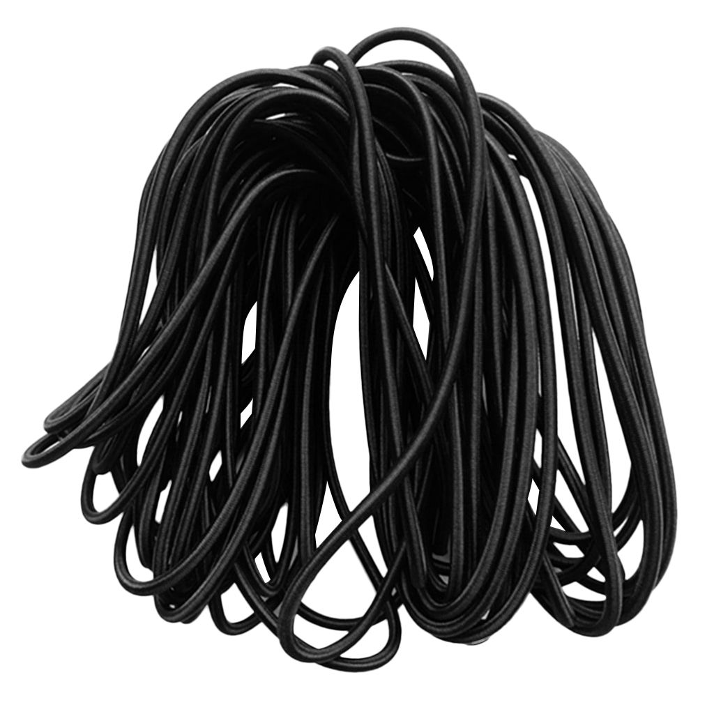 6mm Elastic Bungee Rope Shock Cord Tie Down Roof Rack UV Stable  5m