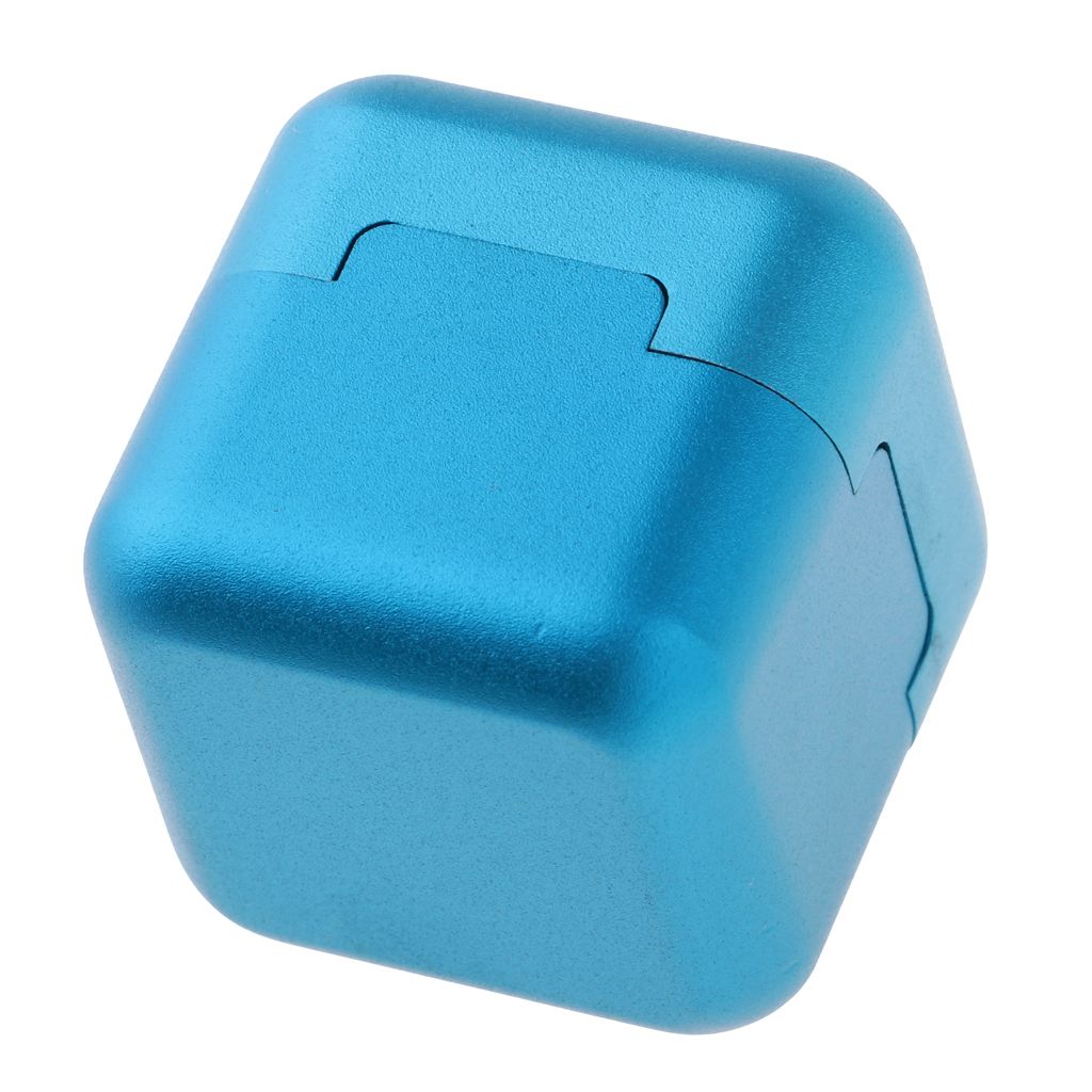 Aluminum Billiards Pool Cue Chalk Holder Snooker Stick Tip Chalk Case Blue