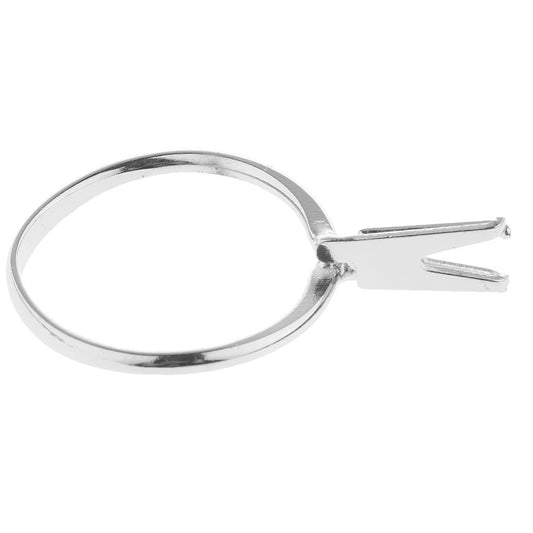 Spring-Type Stone Gemstone Diamond Holder Display Jewelry Tool Silver 3.5cm
