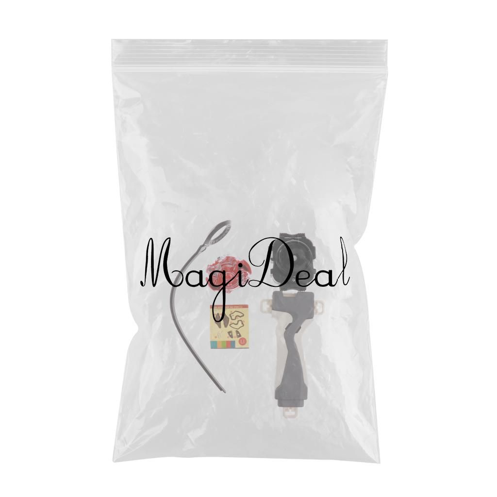 Rapidity 4D Burst Spinning Top Starter Launcher Grip Set Storm Spriggan.K.U