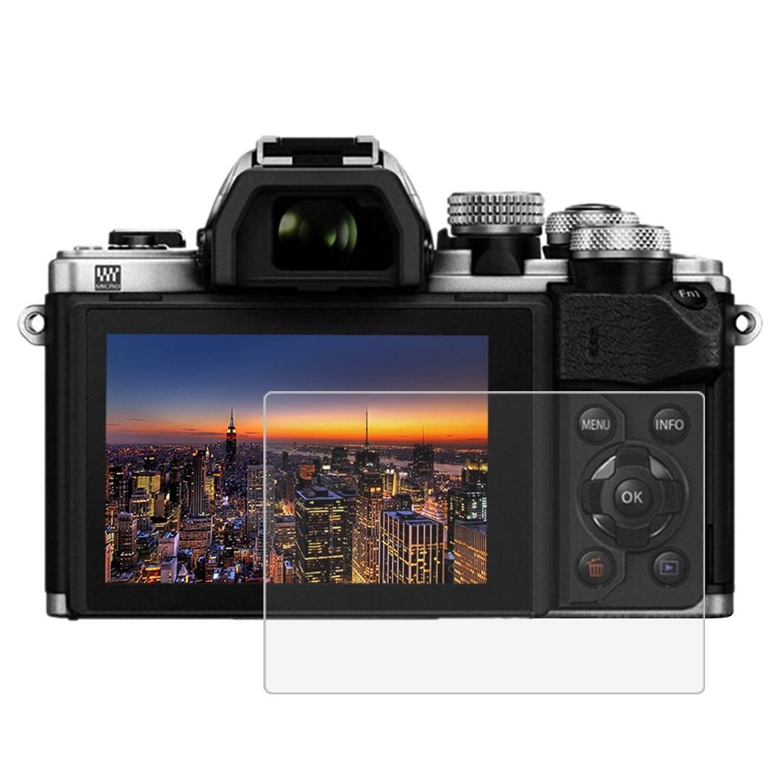 PULUZ 2.5D 9H Tempered Glass Film for Olympus OM-D EM-1, Compatible with Olympus EM10 / EM10-2 / OM-D EM5 II / OM-D EM-1 II / OM-D EM-1 III / PEN-F / EP5 / E-PL7 / E-PL8 / E-PL9, Nikon 1V3, Panasonic GF6 / GX8, FUJIFilm X-H1