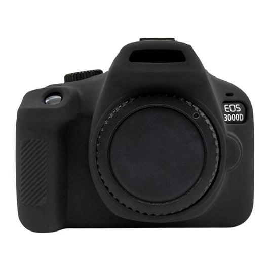 PULUZ Soft Silicone Protective Case for Canon EOS 3000D / 4000D (Black)