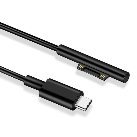 Microsoft Surface Pro 6 / 5 to USB-C / Type-C Male Interfaces Power Adapter Charger Cable for Microsoft Surface Pro 6 / 5 / 4 / 3 / Microsoft Surface Go (Style1)