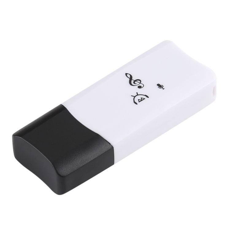 2 in 1 USB Bluetooth Dongle + Audio Receiver Adapter(White)