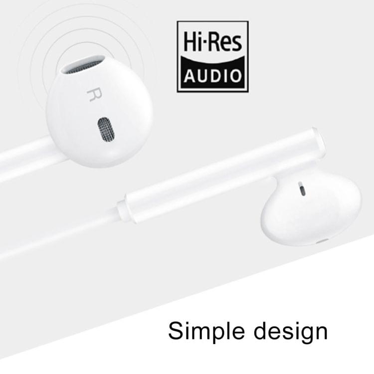 Original Huawei CM33 Type-C Headset Wire Control In-Ear Earphone with Mic