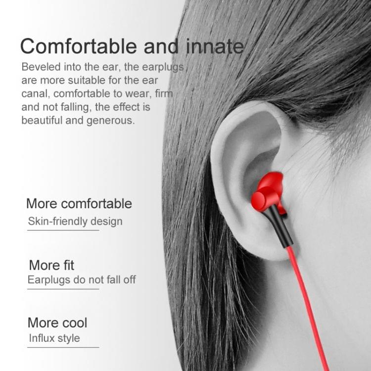 ACZ T7 1.2m Wired In Ear USB-C / Type-C Interface 4D Stereo Earphones with Mic (White)