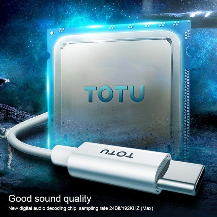 TOTUDESIGN Glory Series EAUA-021 USB-C / Type-C Digital Wire Control Earphone, Length: 1.2m(White)