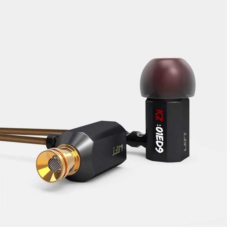 KZ ED9 3.5mm L Type In-Ear Style Wire Control Earphone