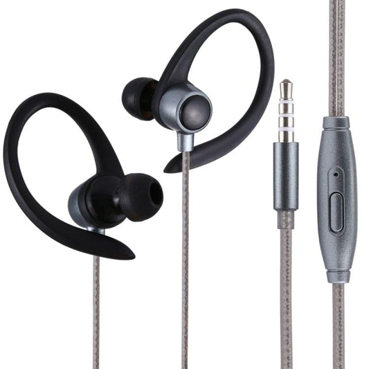 EG-014 1.2m Sweat Resistant Earbud Style Wire Control Earphone with Mic