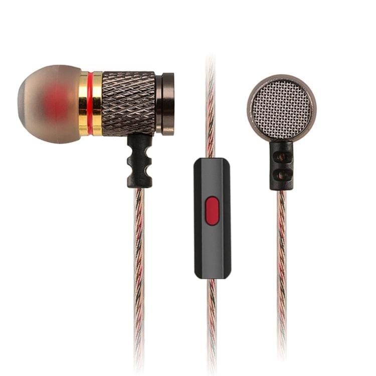 KZ EDR1 3.5mm Rear Mesh Design In-Ear Style Wire Control Earphone