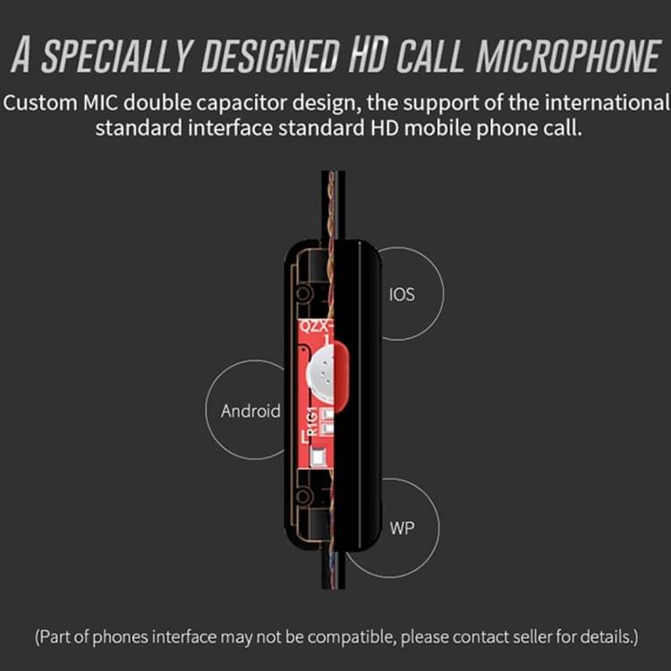 KZ EDR1 3.5mm Rear Mesh Design In-Ear Style Wire Control Earphone