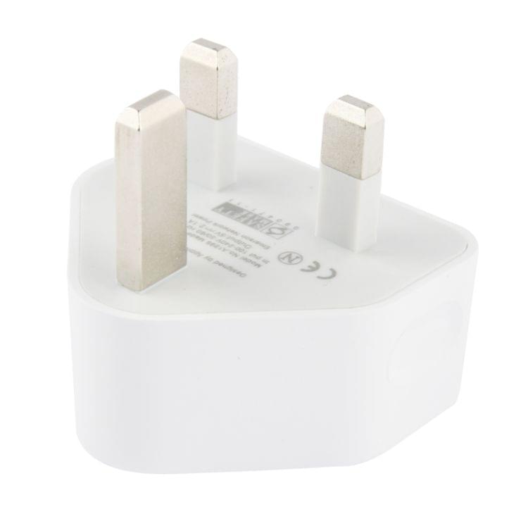 UK Plug 5V 2.1A Dual Port USB Charge Adapter for Galaxy Note III / N9000 / N7100 / i9500 / i9300 and Other Devices(White)