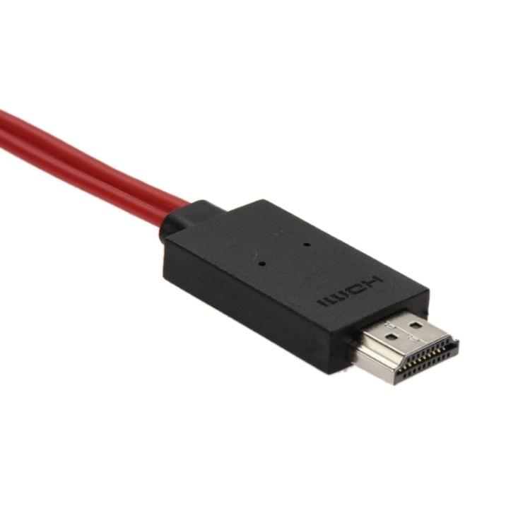 2m Full HD 1080P Micro USB MHL + USB Connector to HDMI Adapter HDTV Adapter Converter Cable