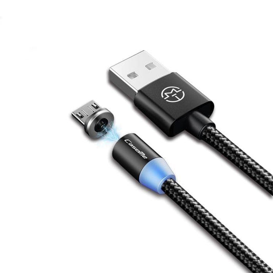 CaseMe Micro USB to USB Magnetic Charging Cable for Series 1, Length : 1m(Black)