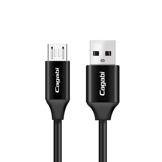 Cagabi T1 1m 2.4A Aviation Aluminum Alloy + TPE USB to Micro USB Data Sync Fast Charging Cable