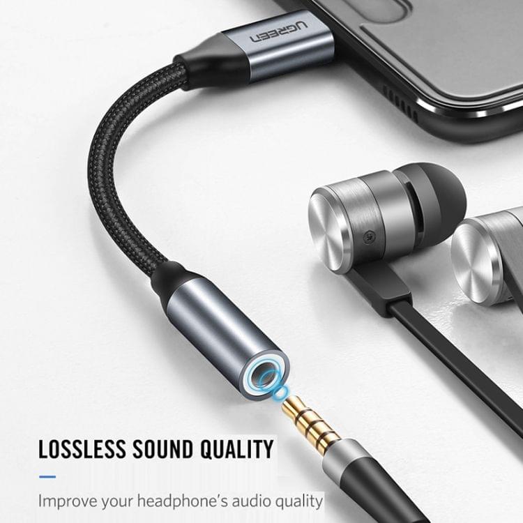 UGREEN 10cm USB-C / Type-C Male to 3.5mm Audio Female Adapter Converter