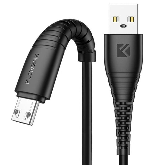 FLOVEME 1m 2.4A USB to Micro USB Fast Charging & Data Cable