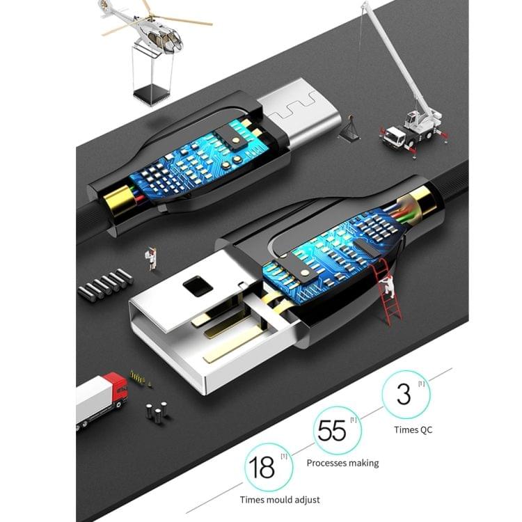 JOYROOM S-M355 Yue Series 2.0A 1m PVC Cord USB to Micro USB Data Sync Charge Cable