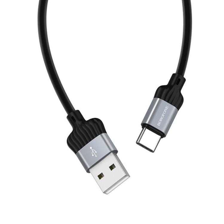 Borofone BX28 USB-C / Type-C to USB Dagnity Charging Data Cable for Galaxy S8 & S8+ / LG G6 / Huawei P10 & P10 Plus / Xiaomi Mi 6 & Max 2 and other Smartphones (Black)
