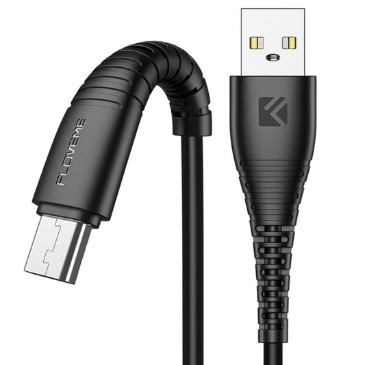 FLOVEME 1m 2.4A USB to USB-C / Type-C Fast Charging & Data Cable