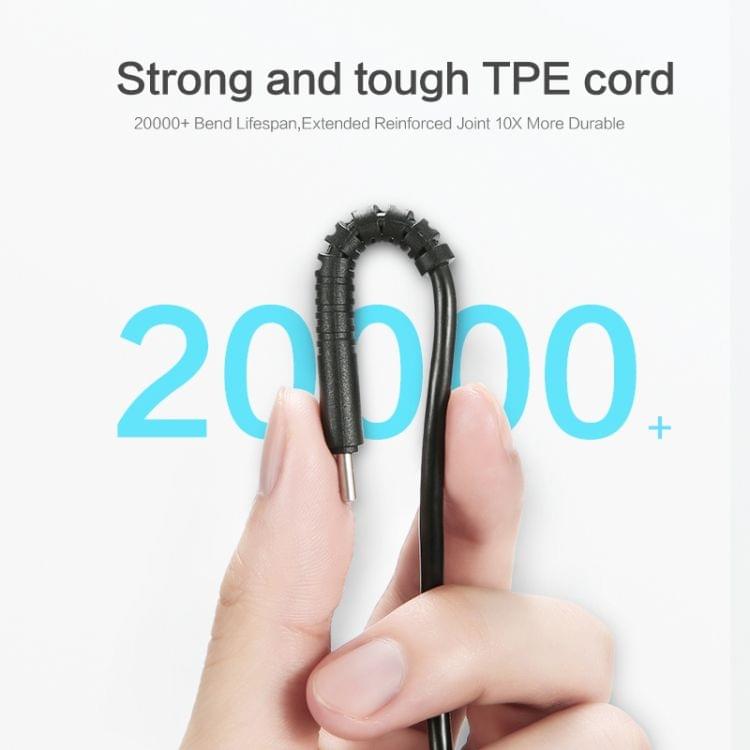 FLOVEME 1m 2.4A USB to USB-C / Type-C Fast Charging & Data Cable