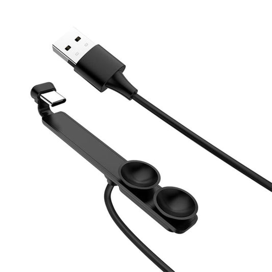 hoco U51 USB-C / Type-C Interface Sucker Type Mobile Game Charging Cable, Length: 1.2m(Black)