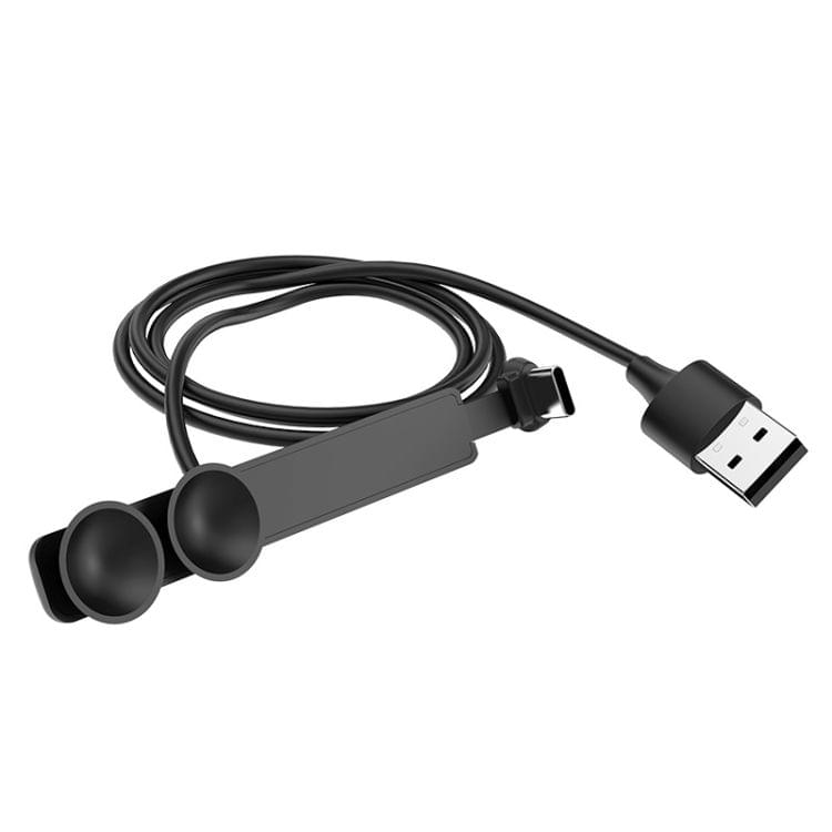 hoco U51 USB-C / Type-C Interface Sucker Type Mobile Game Charging Cable, Length: 1.2m(Black)