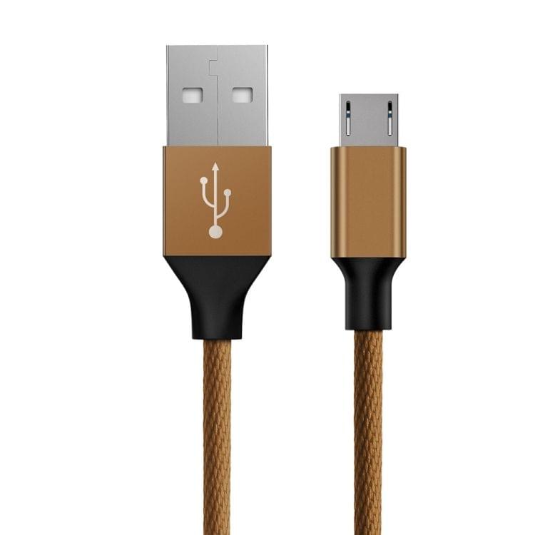 Baseus 1m 2A Yiven Cable Woven Style Metal Head Micro USB to USB Data Sync Charging Cable
