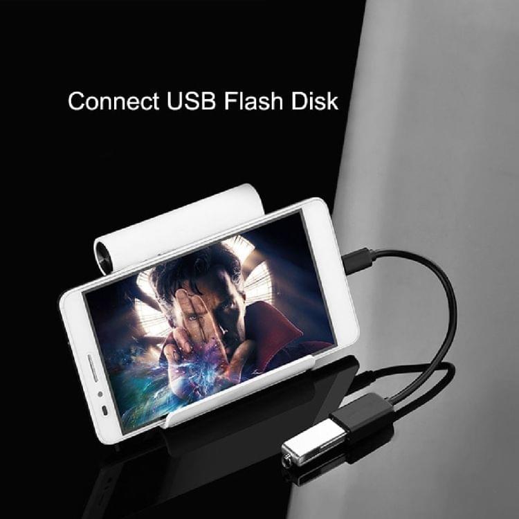 [HK Stock] High Quality USB 2.0 AF to Micro USB 5 Pin Male Adapter Cable with OTG Function
