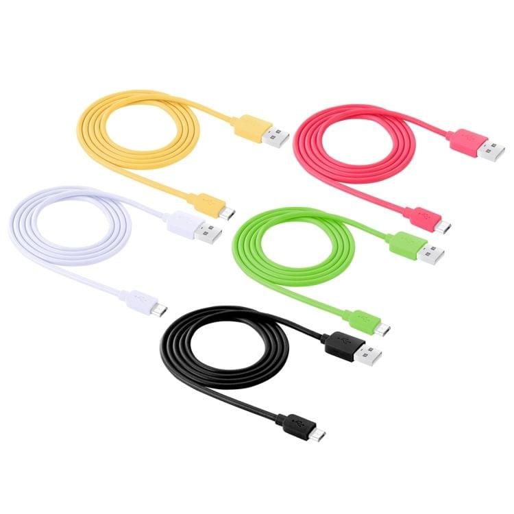 5 PCS Colors HAWEEL 1m High Speed Micro USB to USB Data Sync Charging Cable  Kits