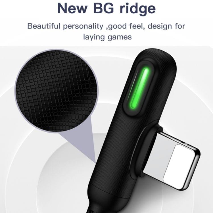 JOYROOM S-M392 Baige Series 3A USB-C to 8 Pin LED Light Game Data Cable, Length: 1.2m(White)
