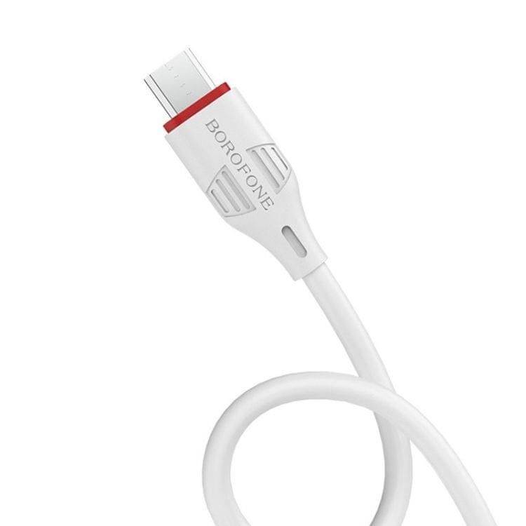 Borofone BX17 Enjoy 2A Micro USB to USB Fast Charging Cable (White)