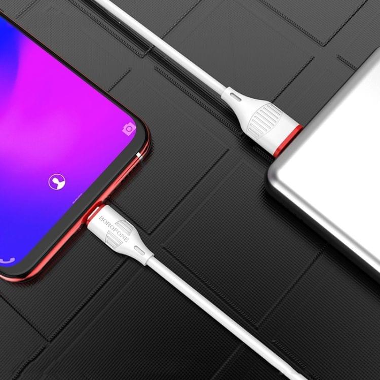 Borofone BX17 Enjoy 2A Micro USB to USB Fast Charging Cable (White)