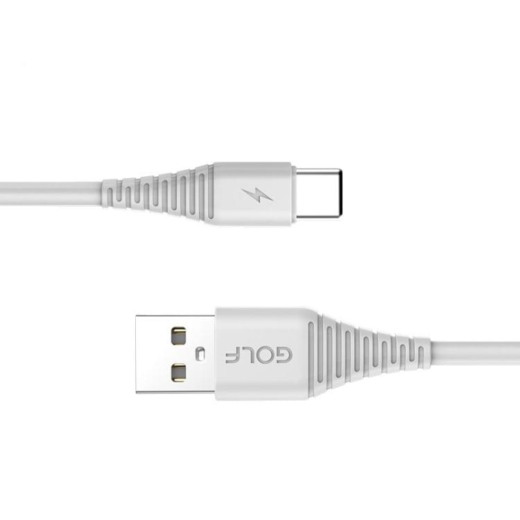 GOLF GC-64c USB-C / Type-C to USB 3A Fast Charging USB Data Cable for Galaxy S8 & S8+ / LG G6 / Huawei P10 & P10 Plus / Xiaomi Mi 6 & Max 2 and other Smartphones (Black)