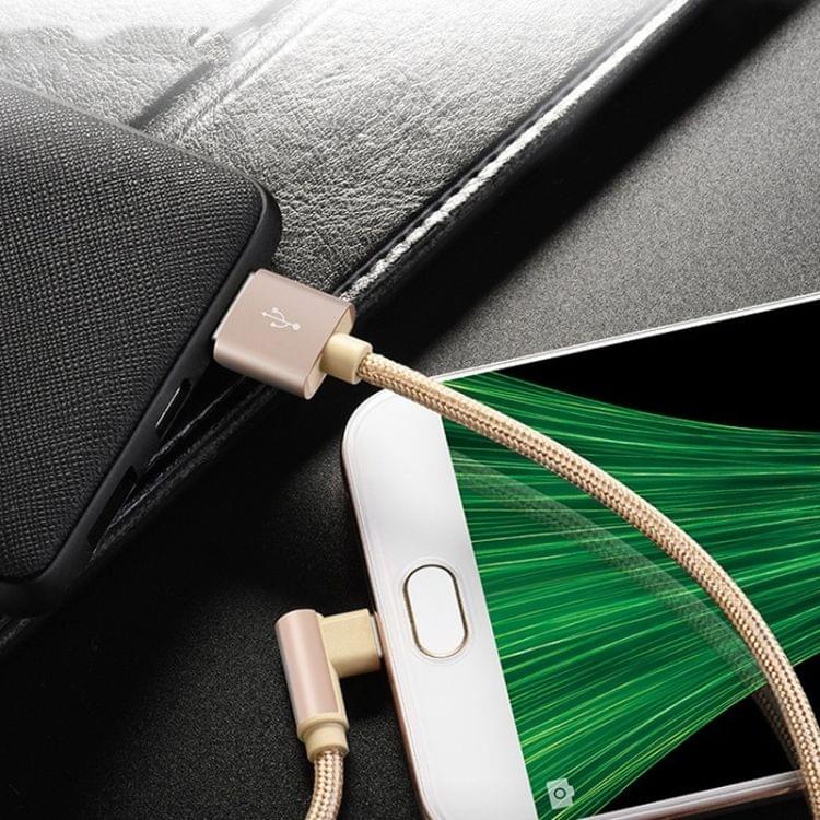 Borofone BX26 Micro USB to USB Elbow Express Charging Data Cable for Galaxy, Huawei, Xiaomi, HTC, Sony and Other Smartphones (Grey)