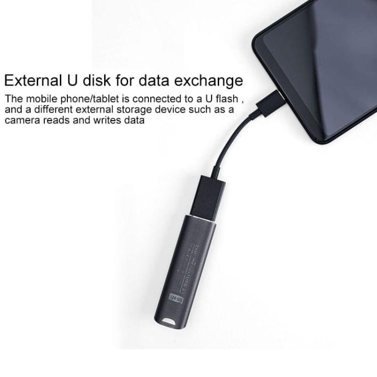 Xiaomi USB 2.0 to USB-C / Type-C OTG Adapter Cable, Length: 10cm