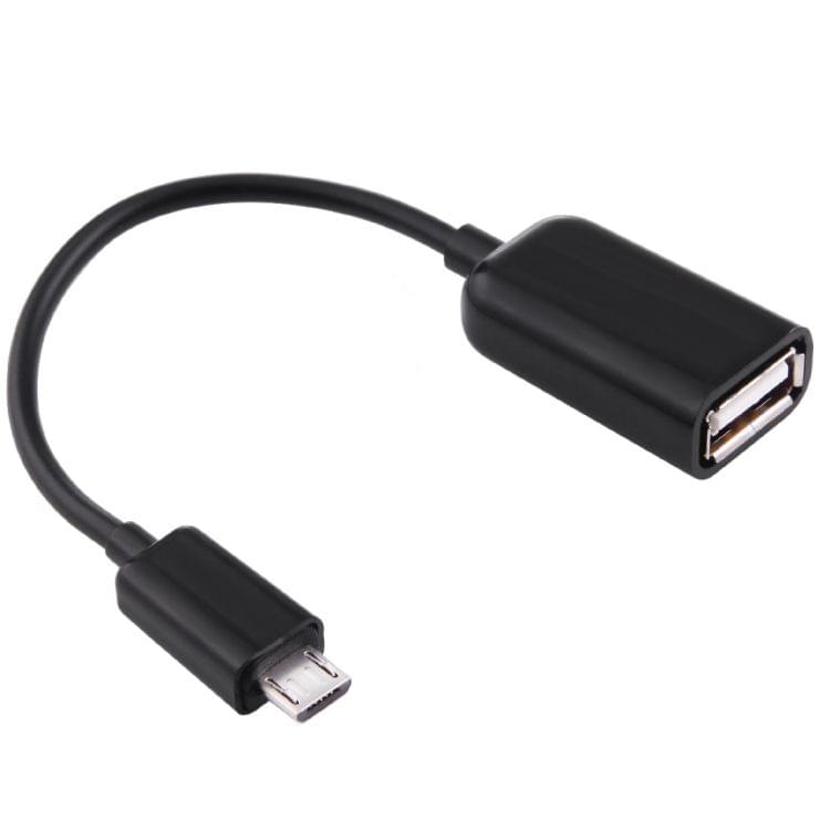High Quality USB 2.0 AF to Micro USB 5 Pin Male Adapter Cable with OTG Function