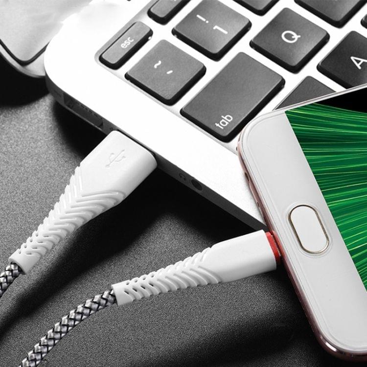 Borofone BX25 Micro USB to USB Powerful Charging Data Cable for Galaxy, Huawei, Xiaomi, HTC, Sony and Other Smartphones (Black)