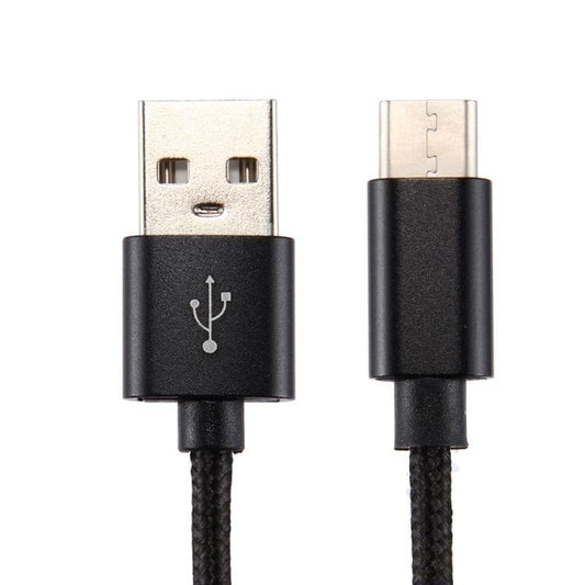 Knit Texture USB to USB-C / Type-C Data Sync Charging Cable, Cable Length: 2m, 3A Total Output, 2A Transfer Data