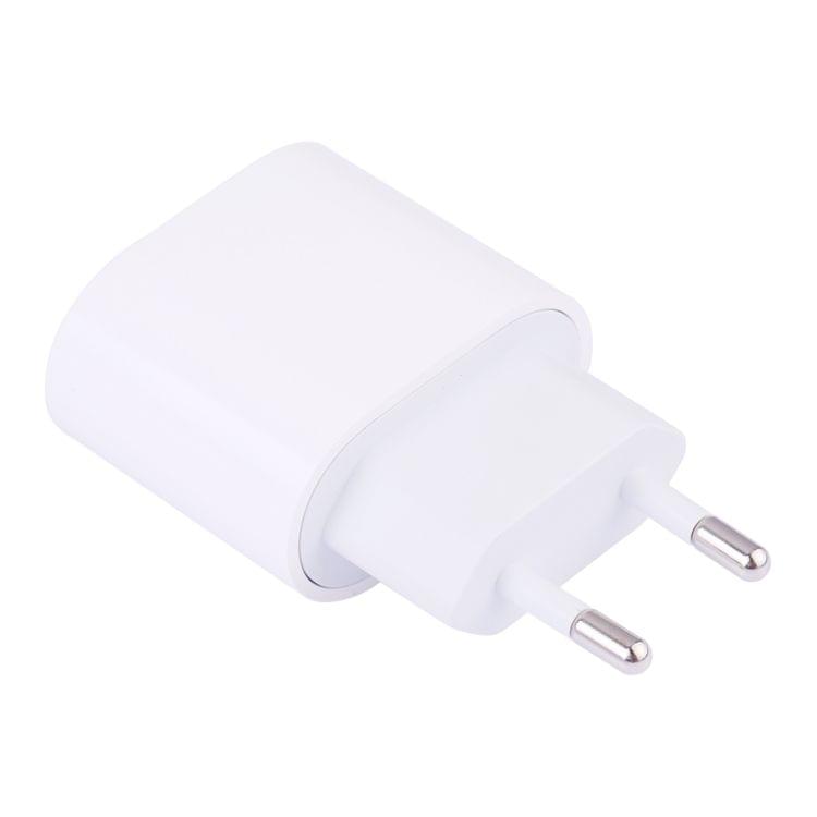 Type-C / USB-C PD Quick Charger Power Adapter, EU Plug (White)