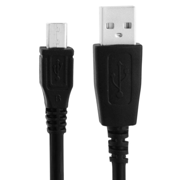 Micro USB to USB Data Sync Charger Cable for Galaxy S6 / S5 / HTC / LG / Sony / Nokia, Length: 1m(Black)