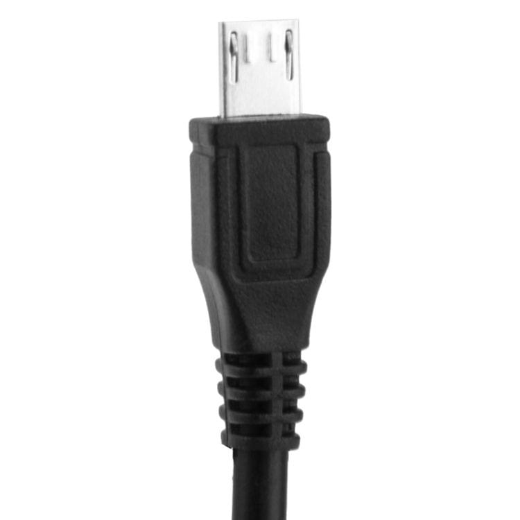 Micro USB to USB Data Sync Charger Cable for Galaxy S6 / S5 / HTC / LG / Sony / Nokia, Length: 1m(Black)