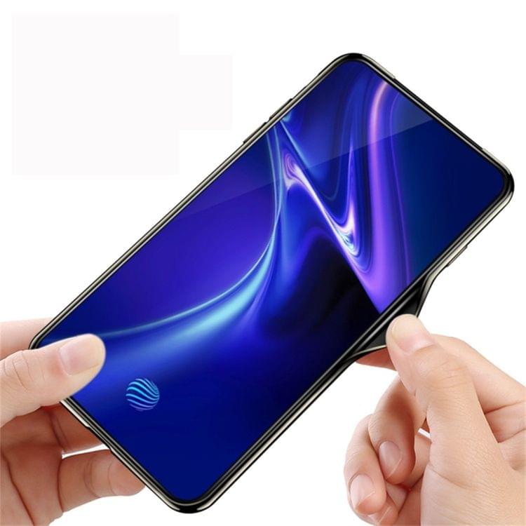 Electroplated Mirror Glass Protective Case for Vivo X27 Pro (White)