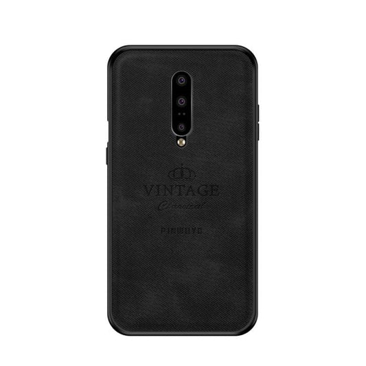 PINWUYO Shockproof Waterproof Full Coverage PC + TPU + Skin Protective Case for OnePlus 7 Pro(Black)