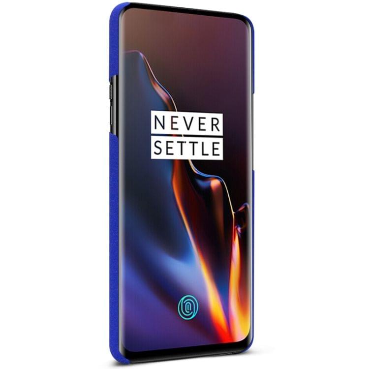 IMAK Matte Touch Cowboy PC Case for OnePlus 7 Pro(Blue)