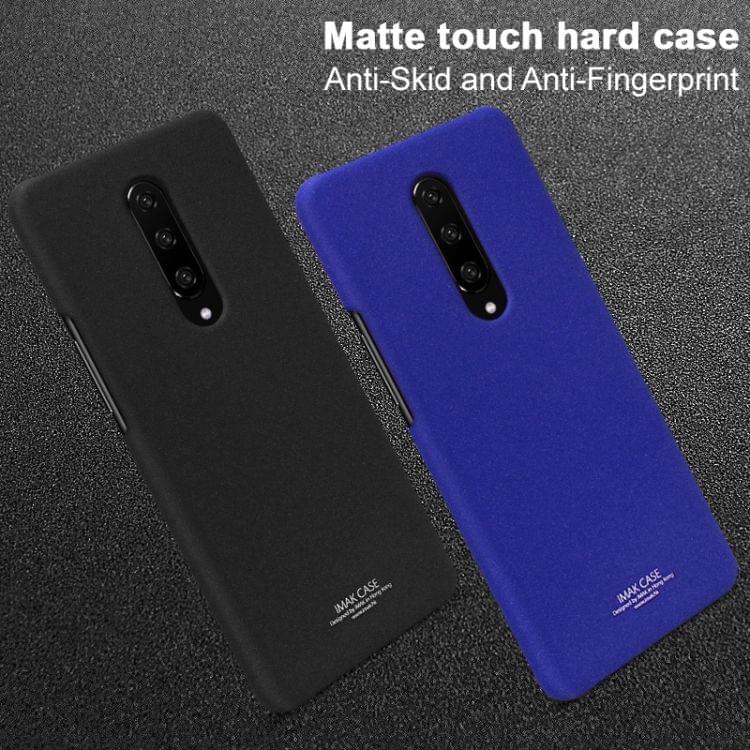 IMAK Matte Touch Cowboy PC Case for OnePlus 7 Pro(Blue)