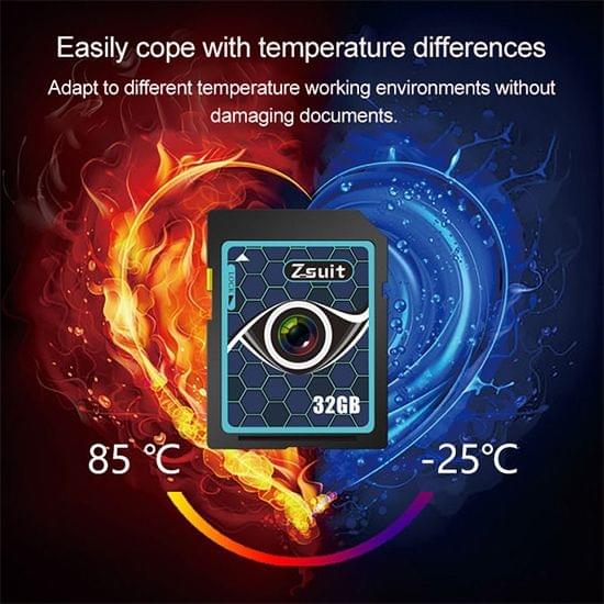 Zsuit Honeycomb Series 64GB Camera Lens Pattern SD Memory Card for Driving Recorder / Camera and Other Support SD Card Devices