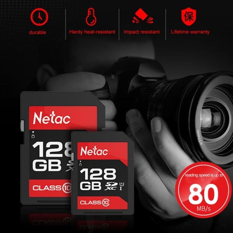 Netac P600 128GB UHS-I U1 Class10 SLR Digital Camera Memory Card SD Card