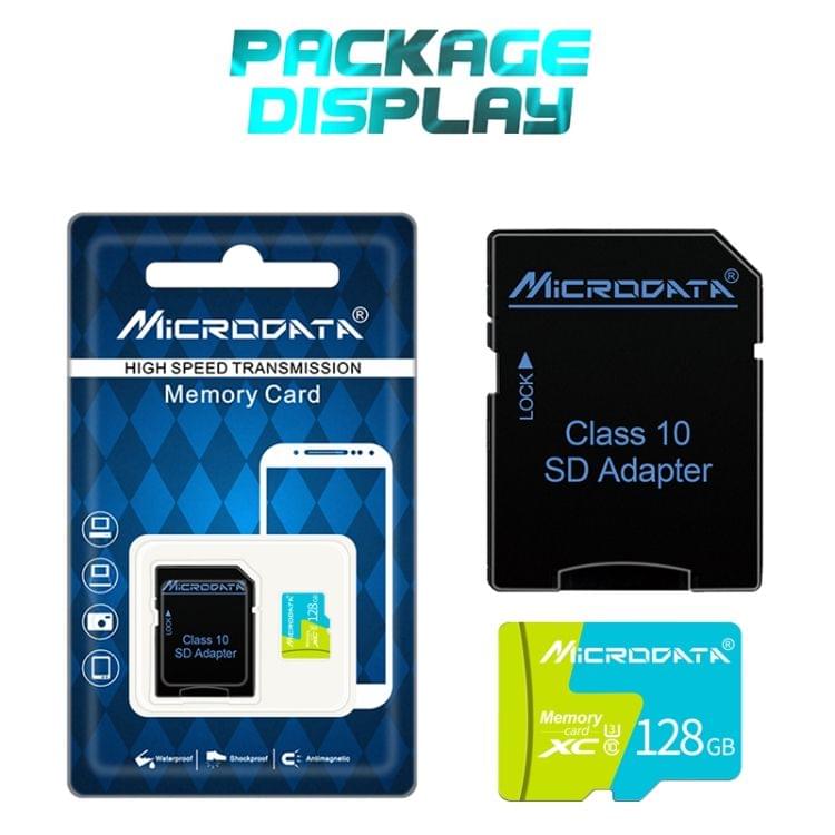 MICRODATA 128GB U3 Blue and Green TF(Micro SD) Memory Card